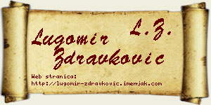 Lugomir Zdravković vizit kartica